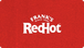 Frank's Red Hot sauce brand logo on a red background