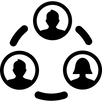 communities social networking icon